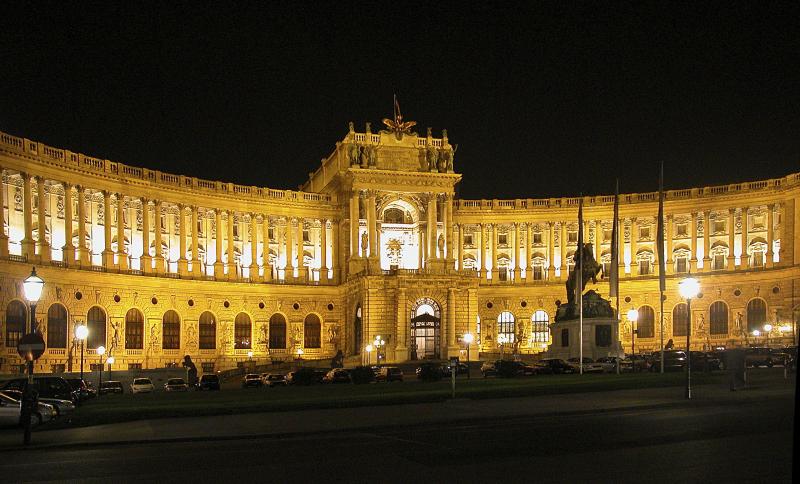 wien hofburg_nacht